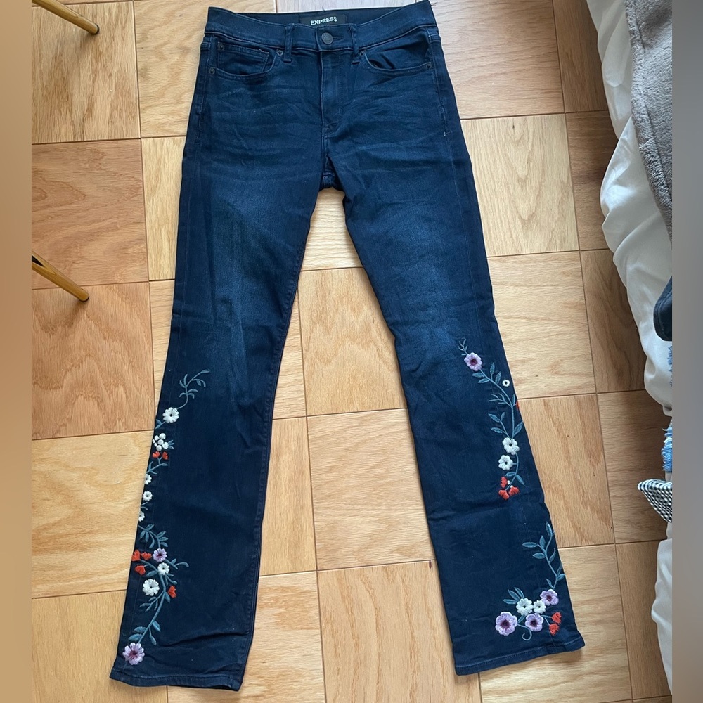 Embroidered Jeans